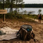 Que faire autour de center parc landes de gascogne : marche vers le lac de Casteljaloux