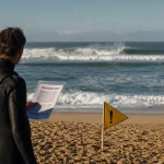 Surf report messange : surfeur à Messanges face aux vagues