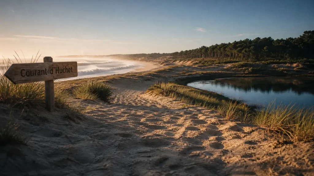 Visiter landes : Courant d’Huchet, dunes et plage
