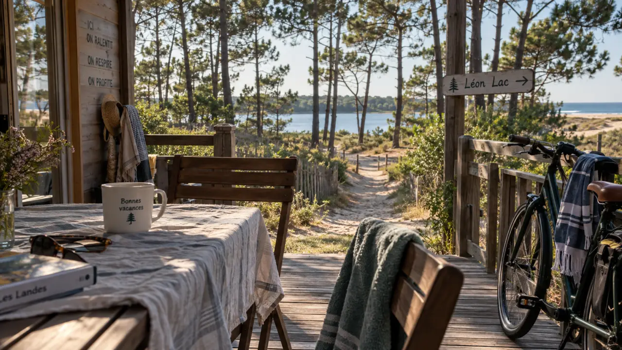 Location vacances a Leon Landes : lac paisible ou océan tout proche