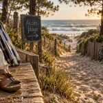 Location vacances Landes mer : plage à pied, pinède calme