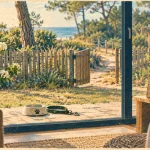 Location vacances maison landes avec chien : jardin clos et plage