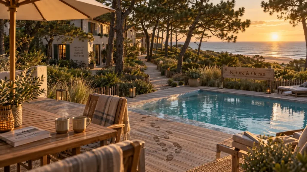 Location village vacances Landes : plage, services et piscine chauffée