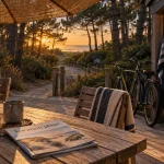 Locations vacances landes particuliers près de l’océan : terrasse et plage
