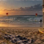 Moliets plage dangereuse : drapeaux rouges et zone de courant de retour