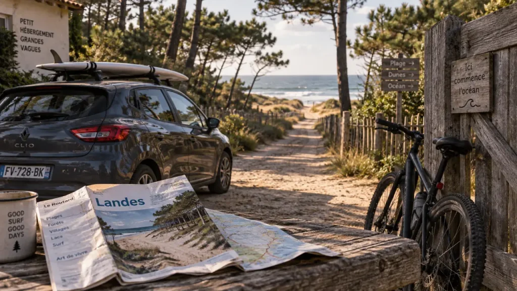 Où passer ses vacances dans les Landes : route vers l’océan, pins et plage