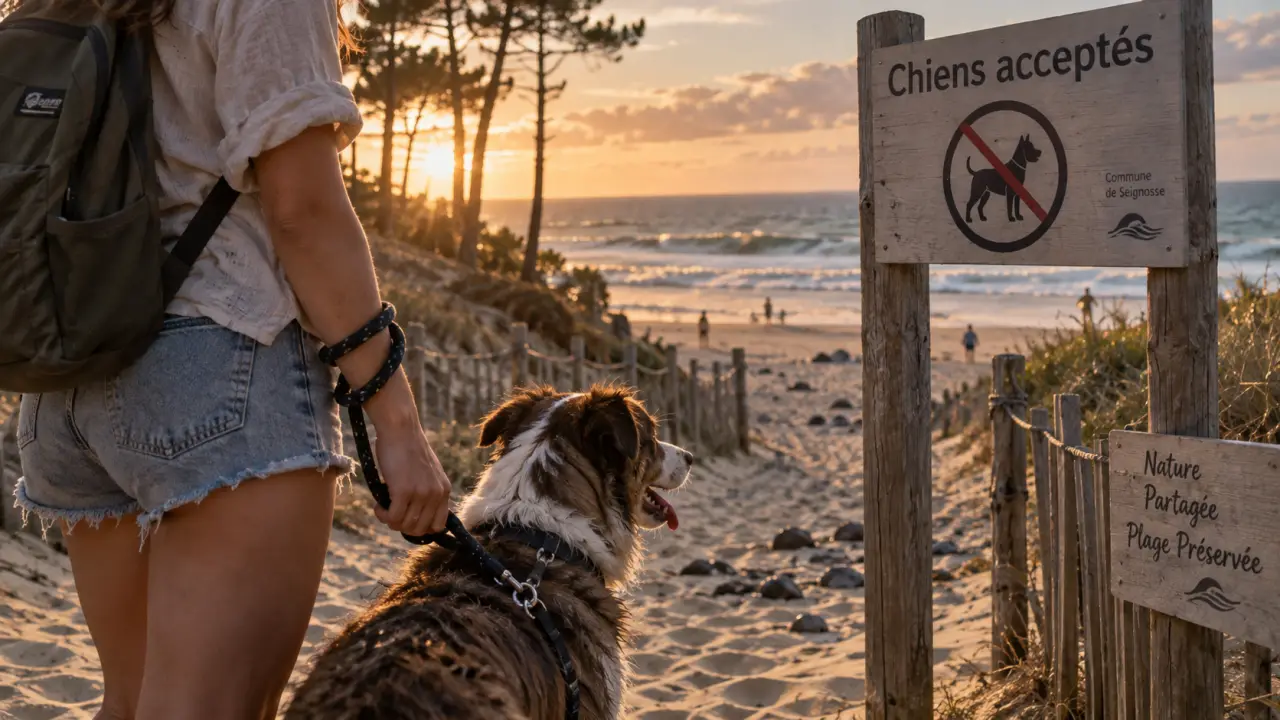 Plage dans les Landes : chiens acceptés, que faire avec son chien