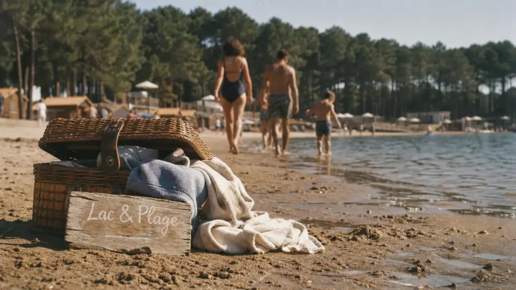Que faire dans les landes en aout : plage et lac aux Landes