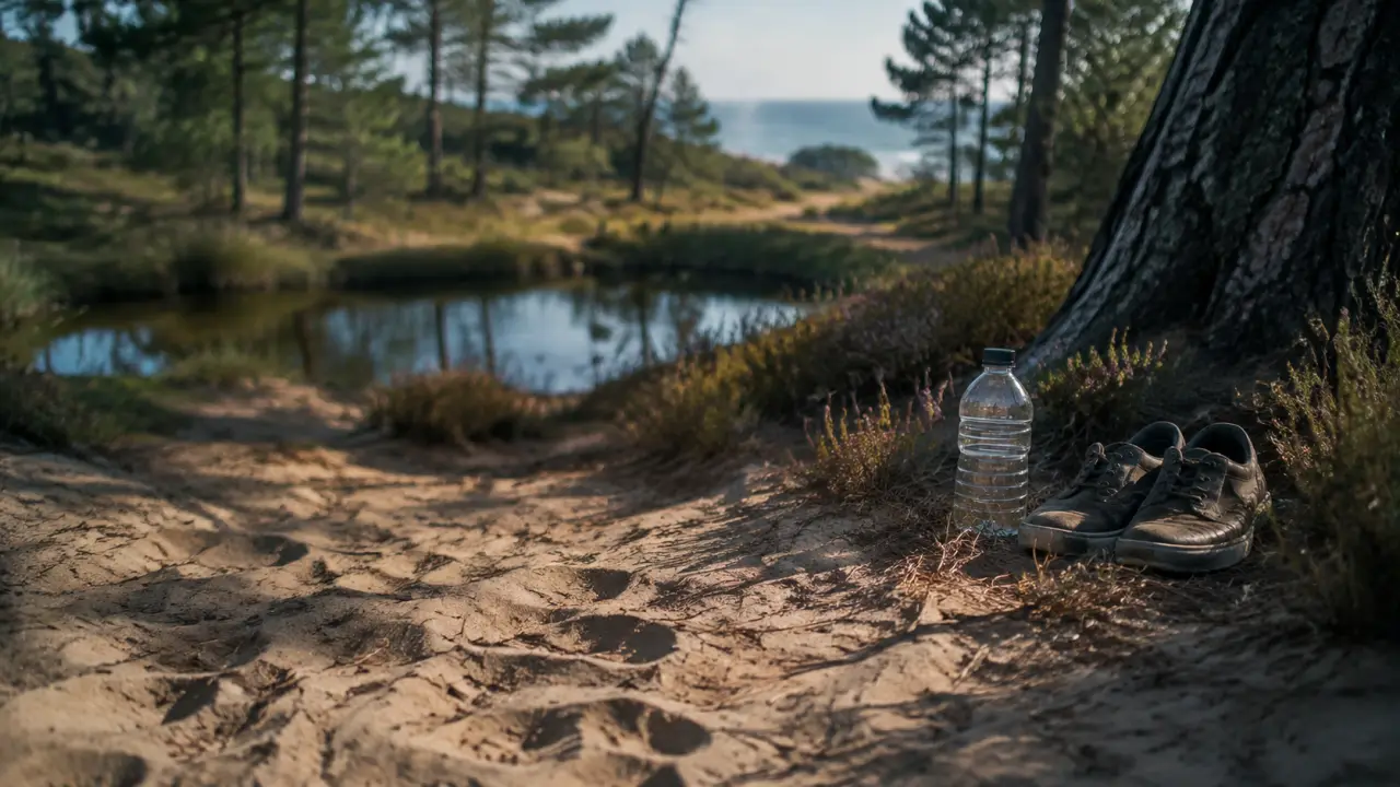 Randonnées landes 40 : sentier sableux dunes, étang et forêt de pins