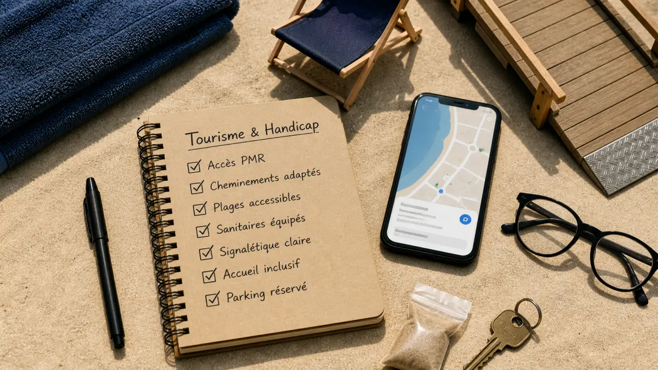 Tourisme et handicap landes : kit check-list pour plages et accès fauteuil