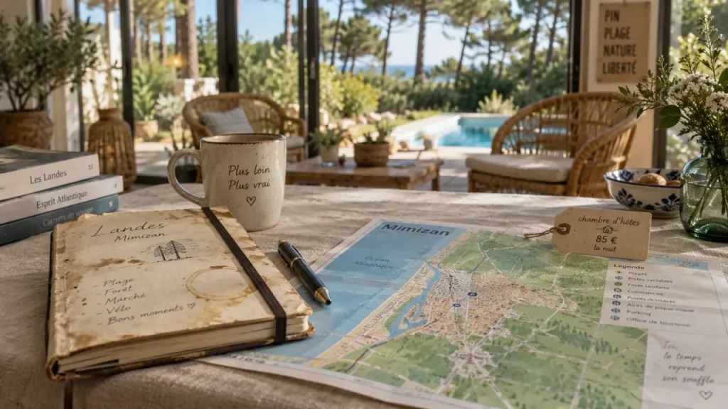 Chambre d’hôtes à Mimizan : comparez la plage, la piscine et le prix avant de réserver