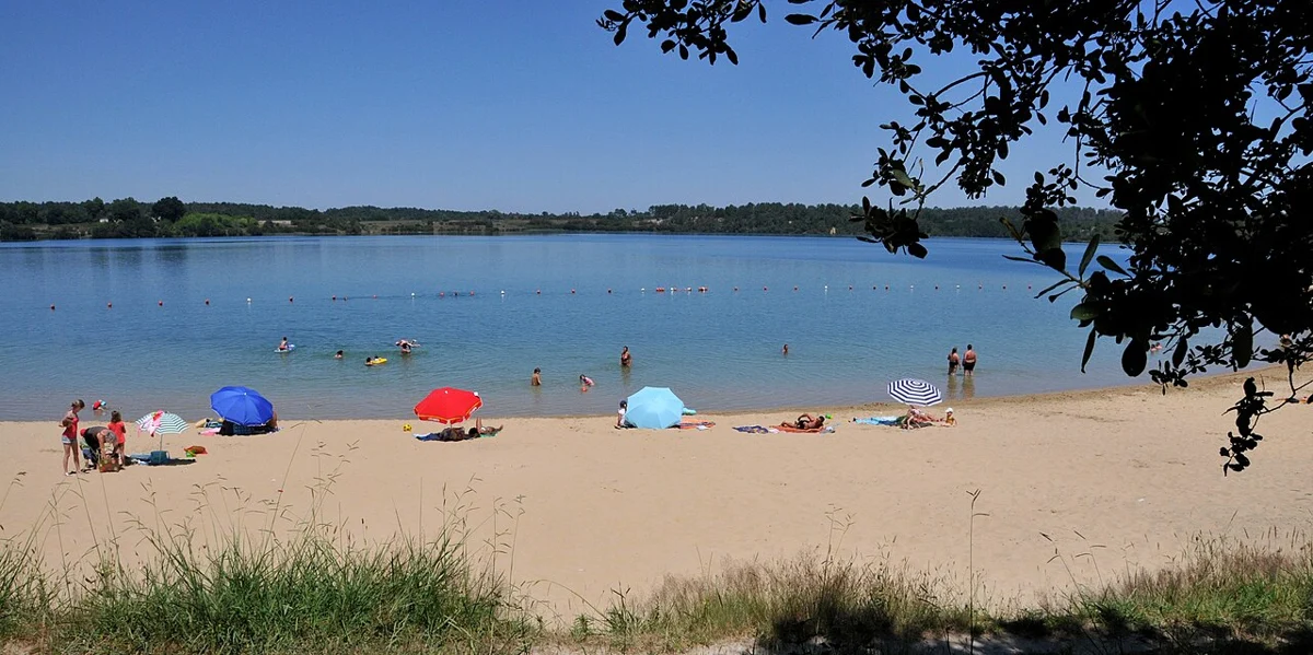 Vue du lac d’Arjuzanx