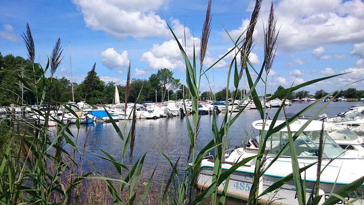 Petit port sur le lac de Cazaux-Sanguinet