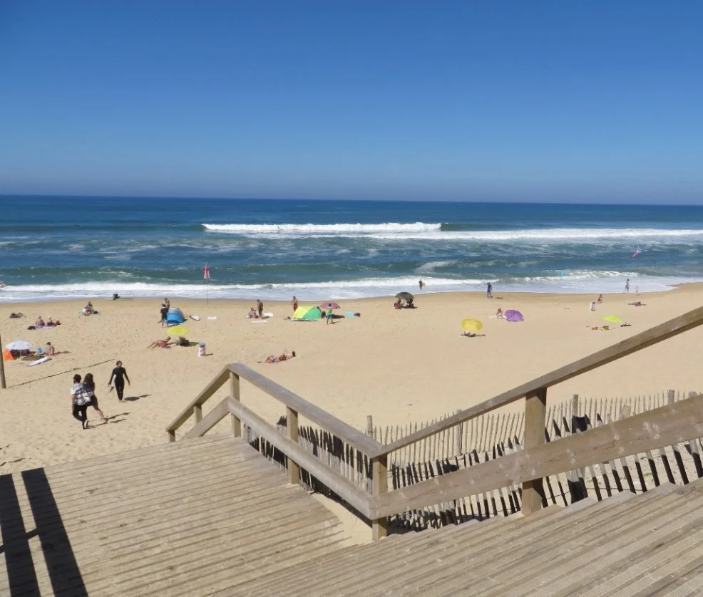 La plage des Estagnots à Seignosse.