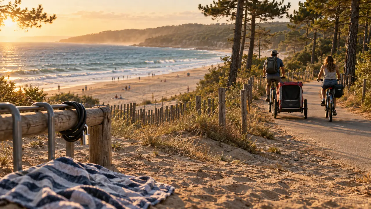 Village vacances Messanges Landes : plage et vélo sans voiture